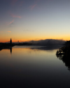 Dimma över Stockholm